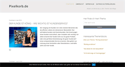 Desktop Screenshot of pixelkorb.de